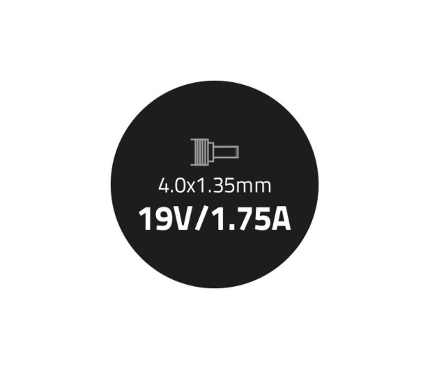 Qoltec Zasilacz do Asus 33W 19V 1.75A 4.0*1.35 - 353096 - zdjęcie 3